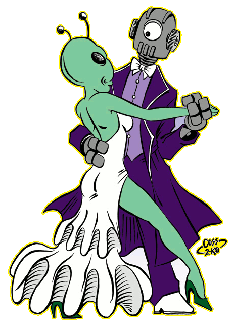snarky n droid dancing